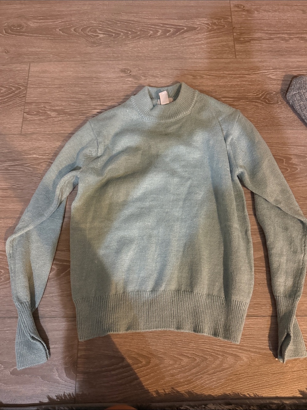 H&M Light Sage Turtleneck Sweater